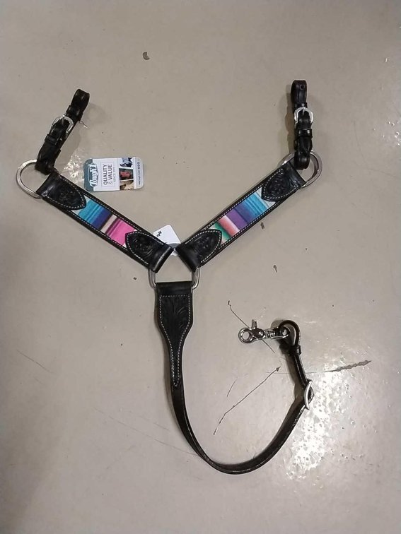 Tough 1 Black Mini Breast Collar