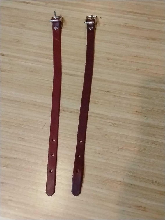 Straight Leather Stirrup Hobbles