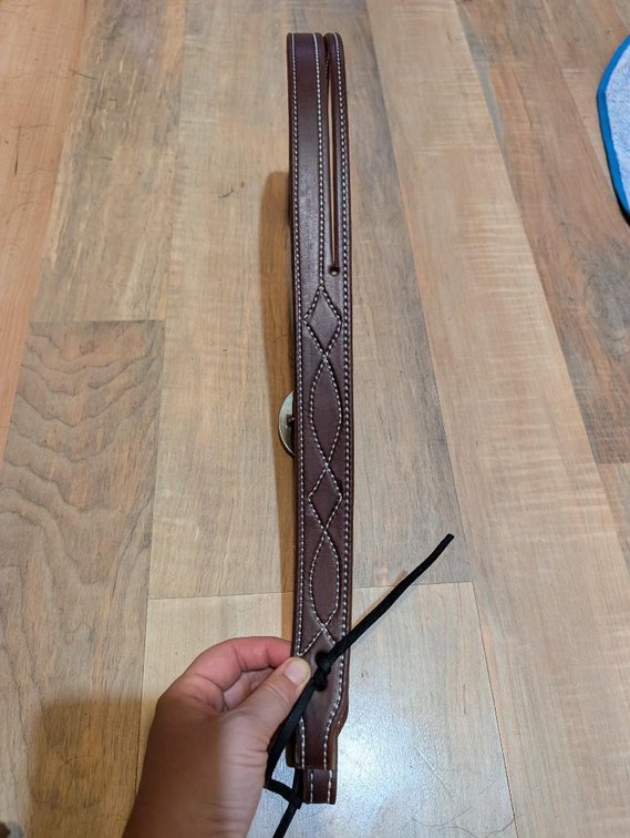 Dark Oiled Stitched Split Ear H.Stall