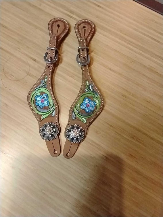 Silver Royal Salvador Spur Straps
