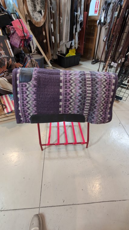 New Western Saddle Pad Purple