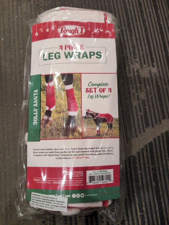 New Horse Size Jolly Leg Wraps Set of 4