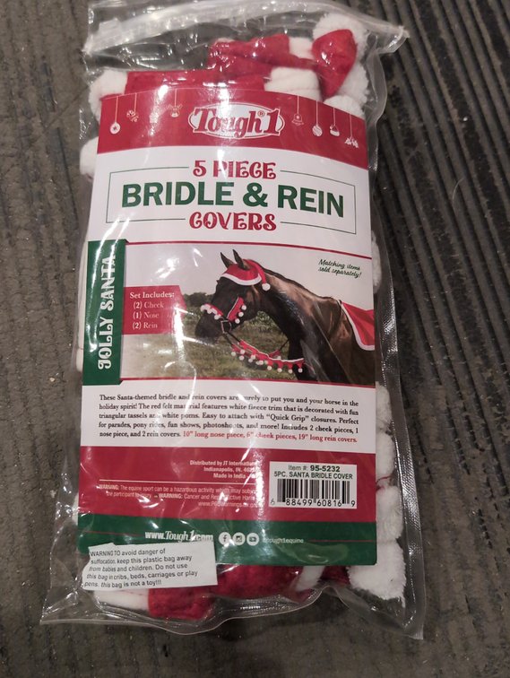 Horse- 5pc Bridle & Rein covers Set