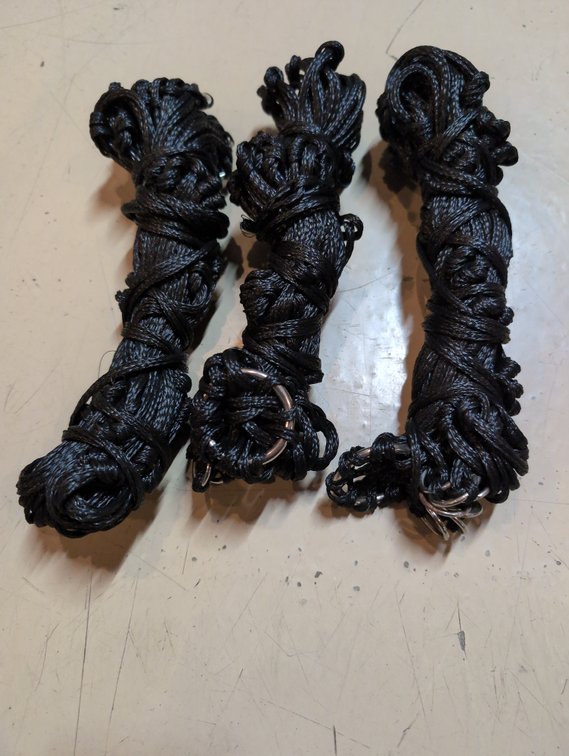 Lot of 3 Unused Black Hay Nets
