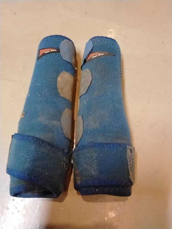 Used Blue Fast Back Hind Boots