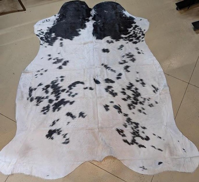Genuine Cowhide Rug White & Black