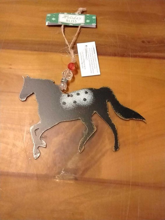 Metal Horse Ornament
