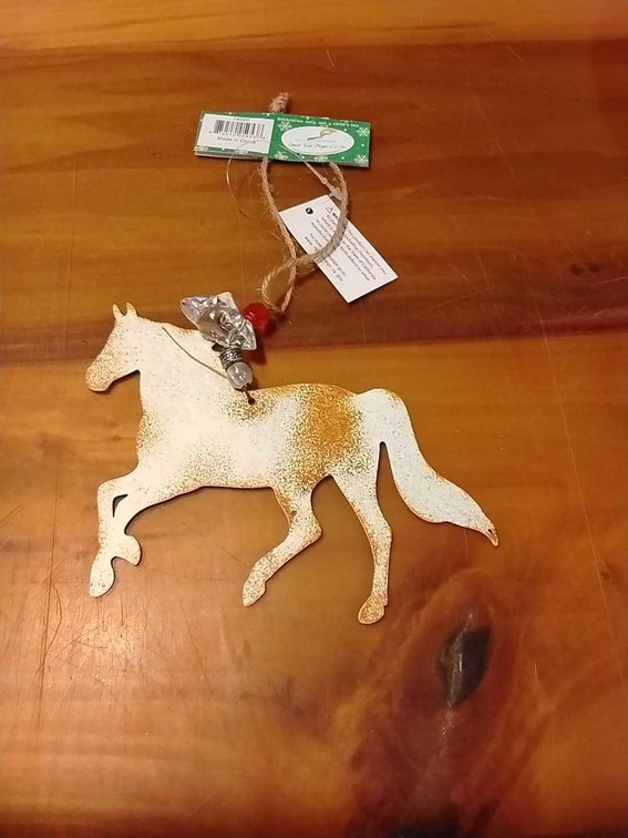 Metal Horse Ornament