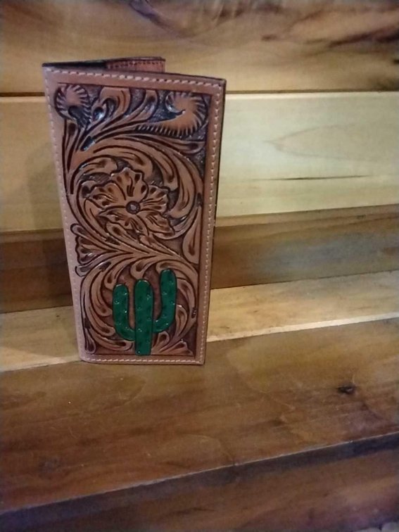 Genuine Leather Checkbook Cover