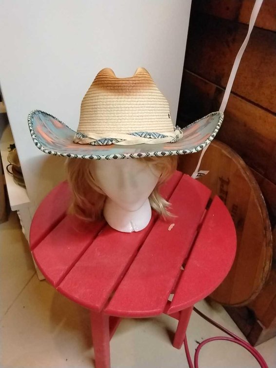 Aztec Straw Hat