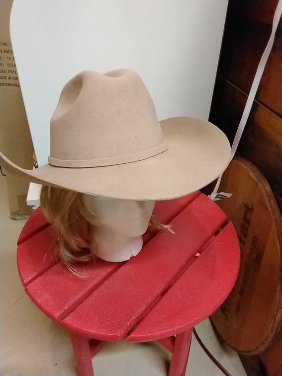 Tan Felt Hat