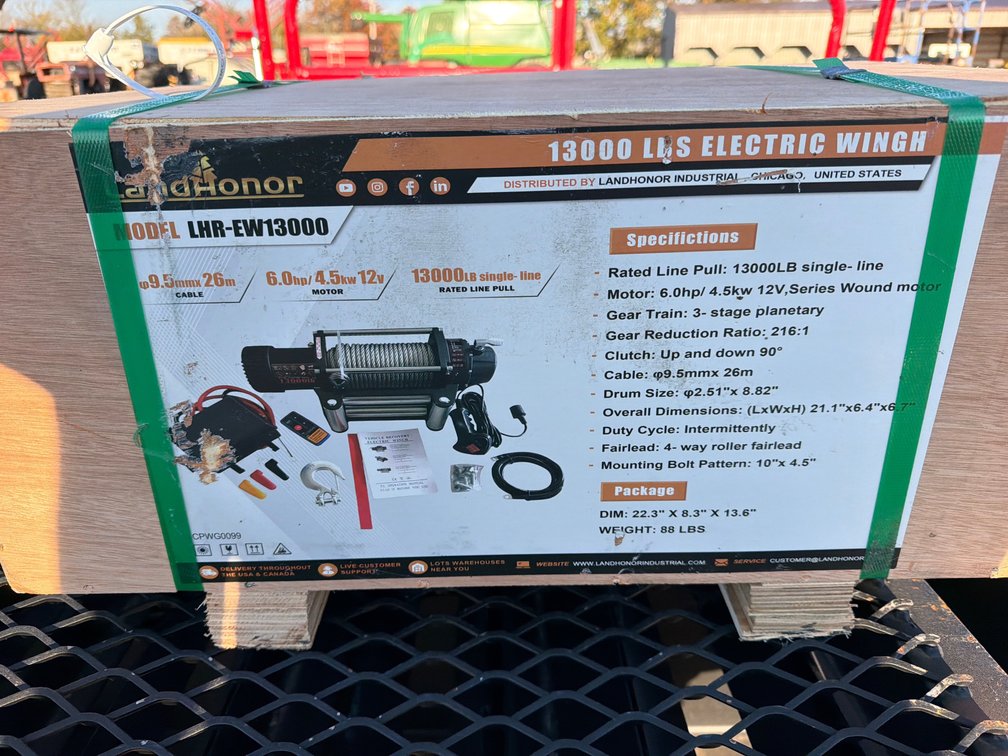 LANDHONOR 13K LBS ELECTRIC WINCH