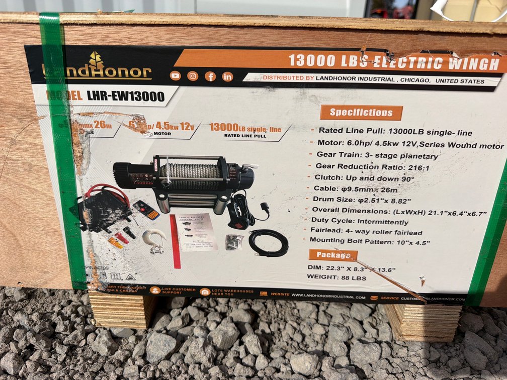 LANDHONOR 13K LBS WINCH