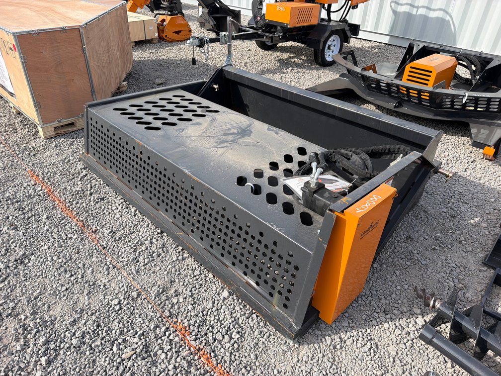 LANDHONOR 72"\uFFFd SS LANDSCAPE RAKE