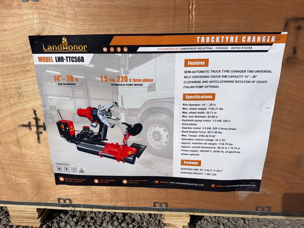 LANDHONOR TIRE CHANGER