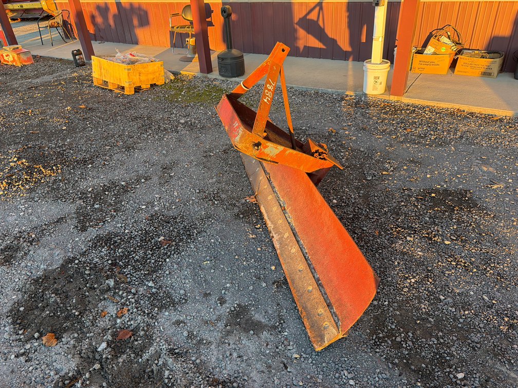 RED 7’ GRADER BLADE