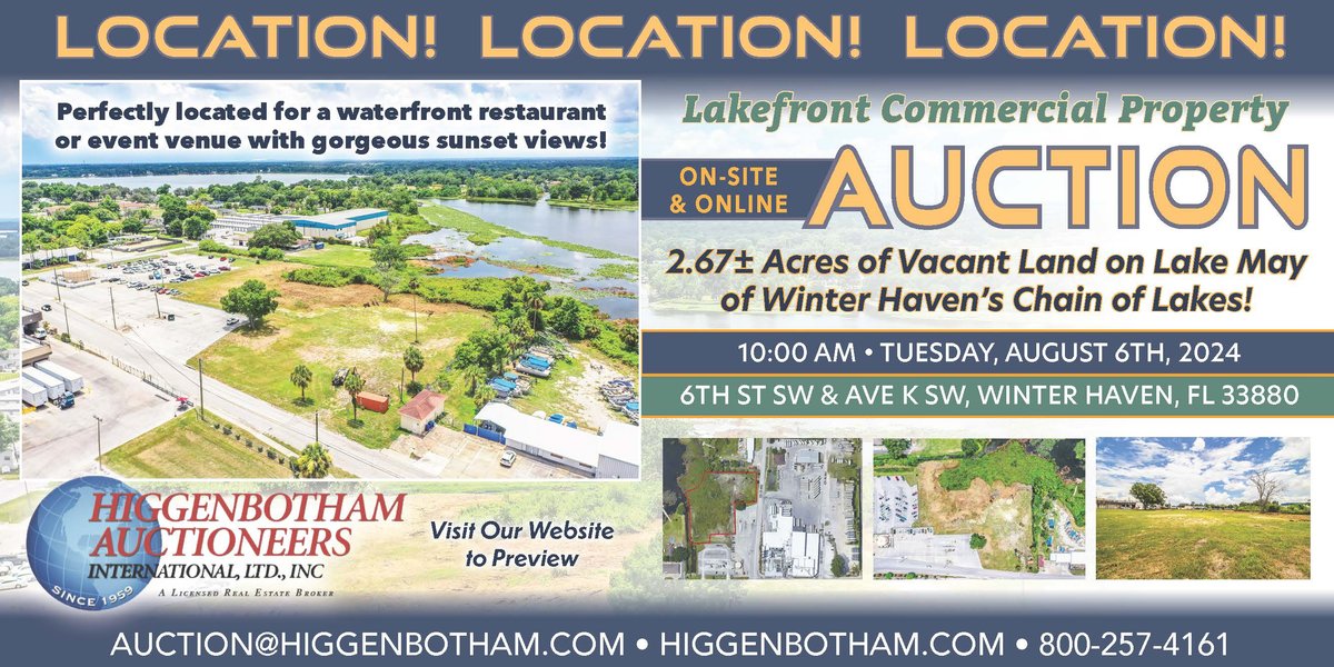 Lakefront Acreage Winter Haven