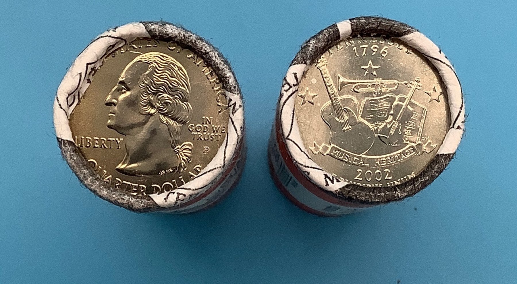 Uncirculated TN Quarter Rolls