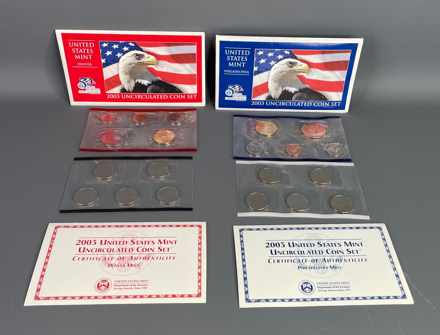2003 Uncirculated Coin Sets 