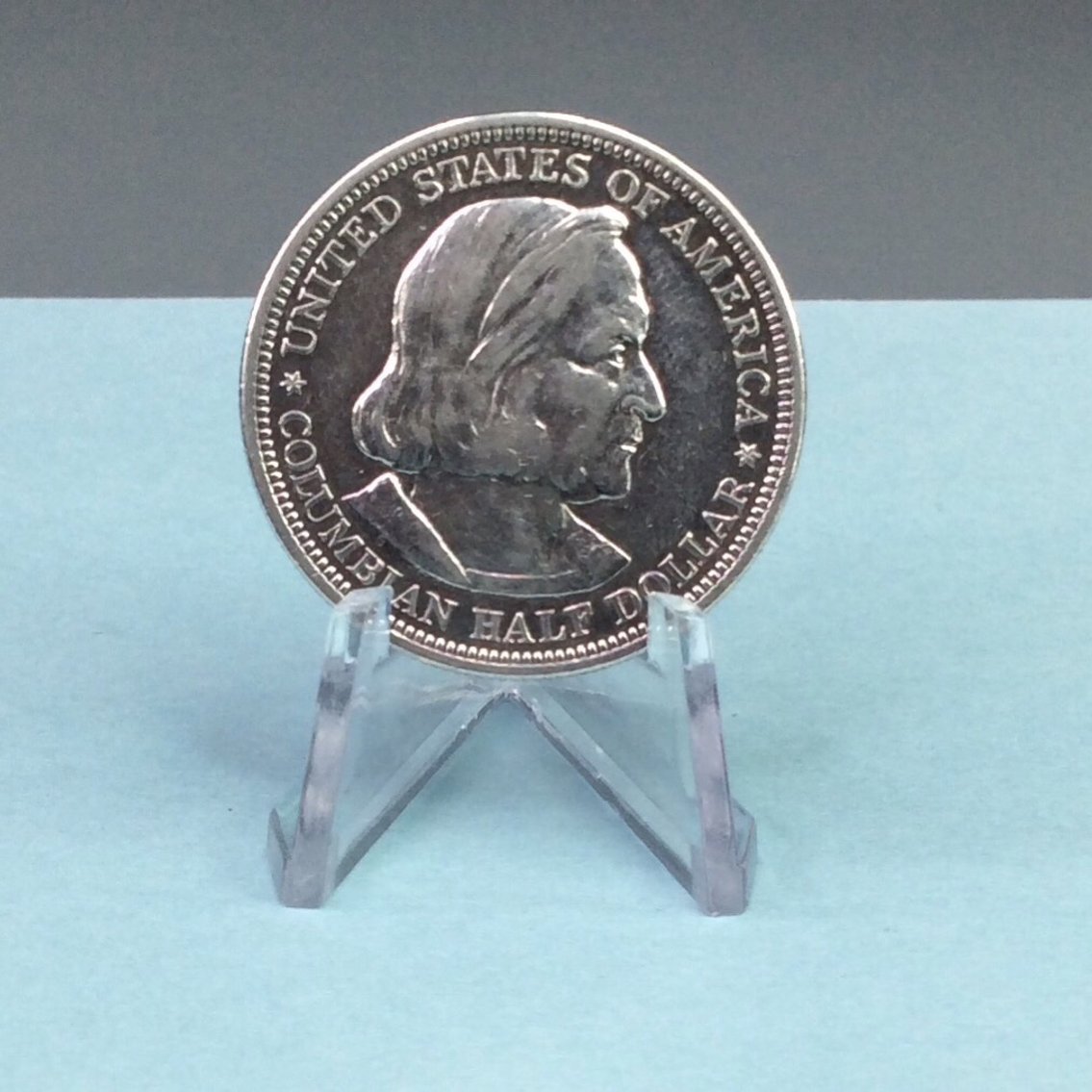 1892 US Silver Columbian 50c
