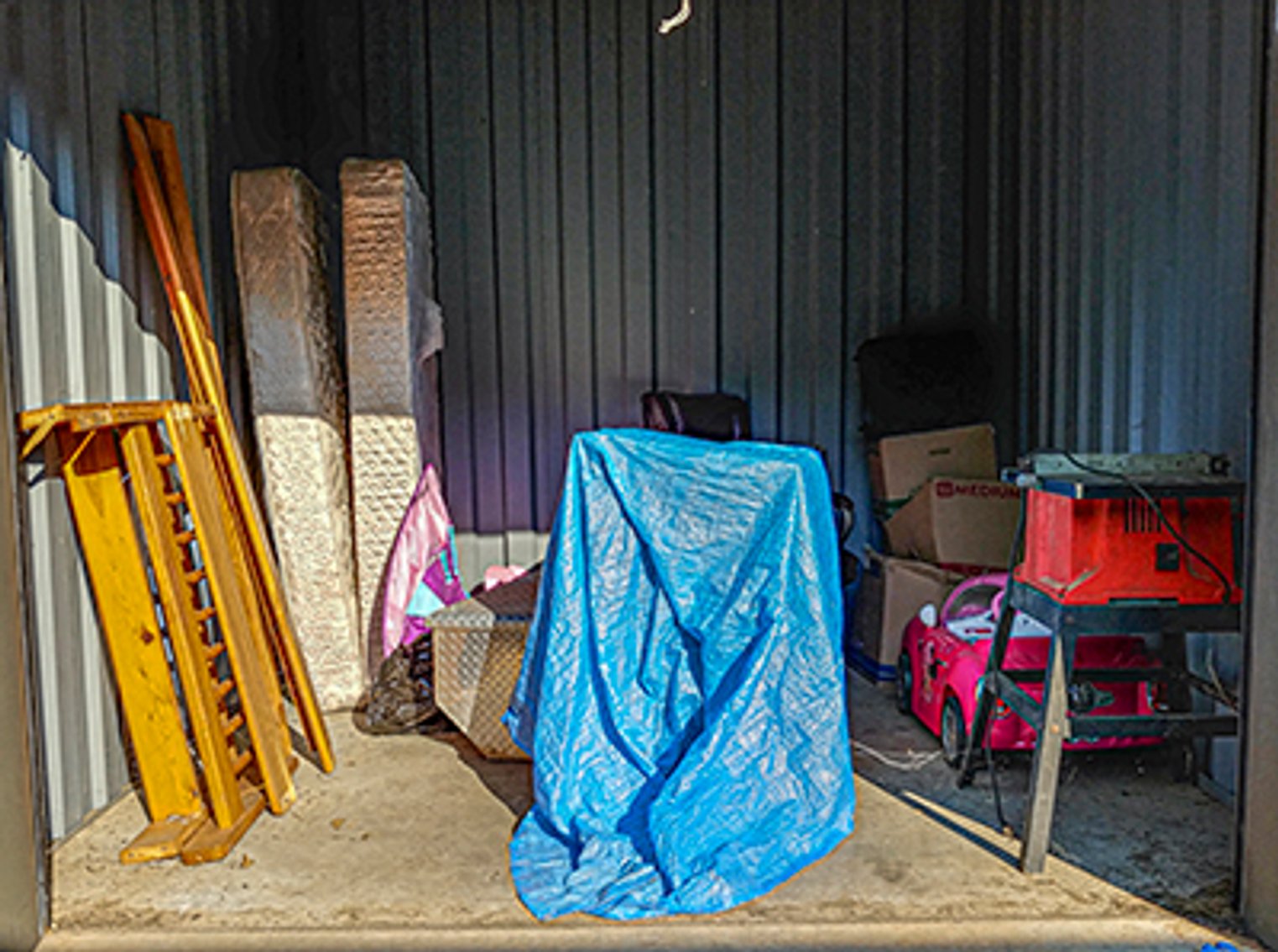 Contents of Unit F15, OneGuard Storage, Toccoa