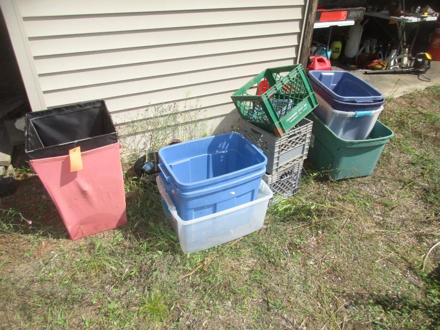Assortment of Buckets and Totes