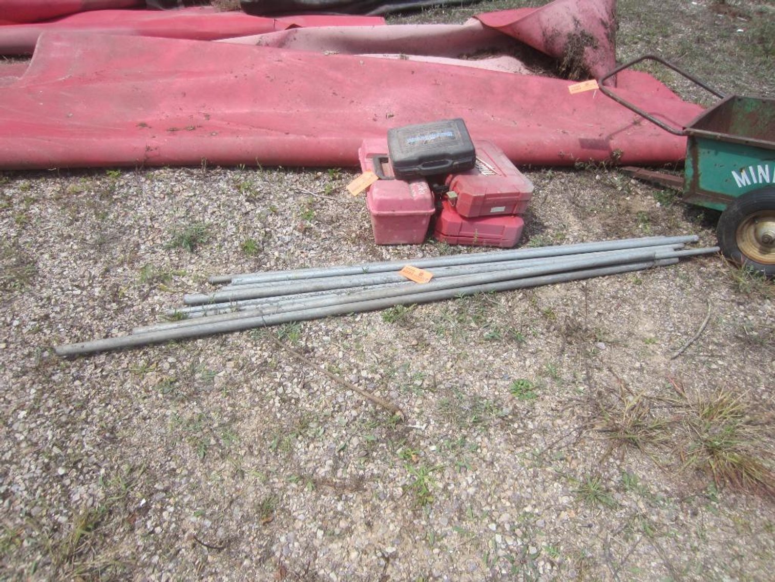 (8) Pieces of Metal Tubing