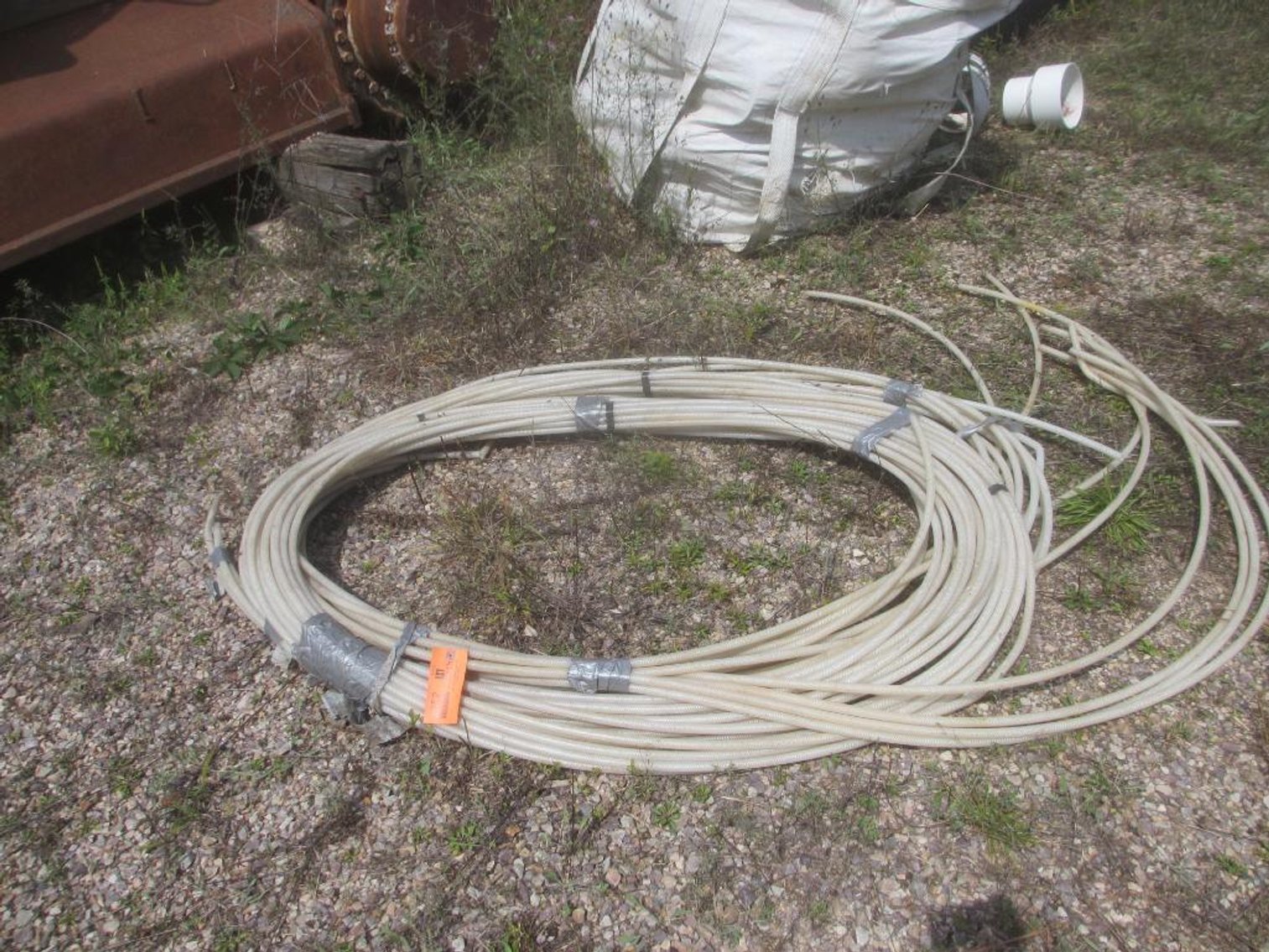 Large Roll of Plastic Tubing