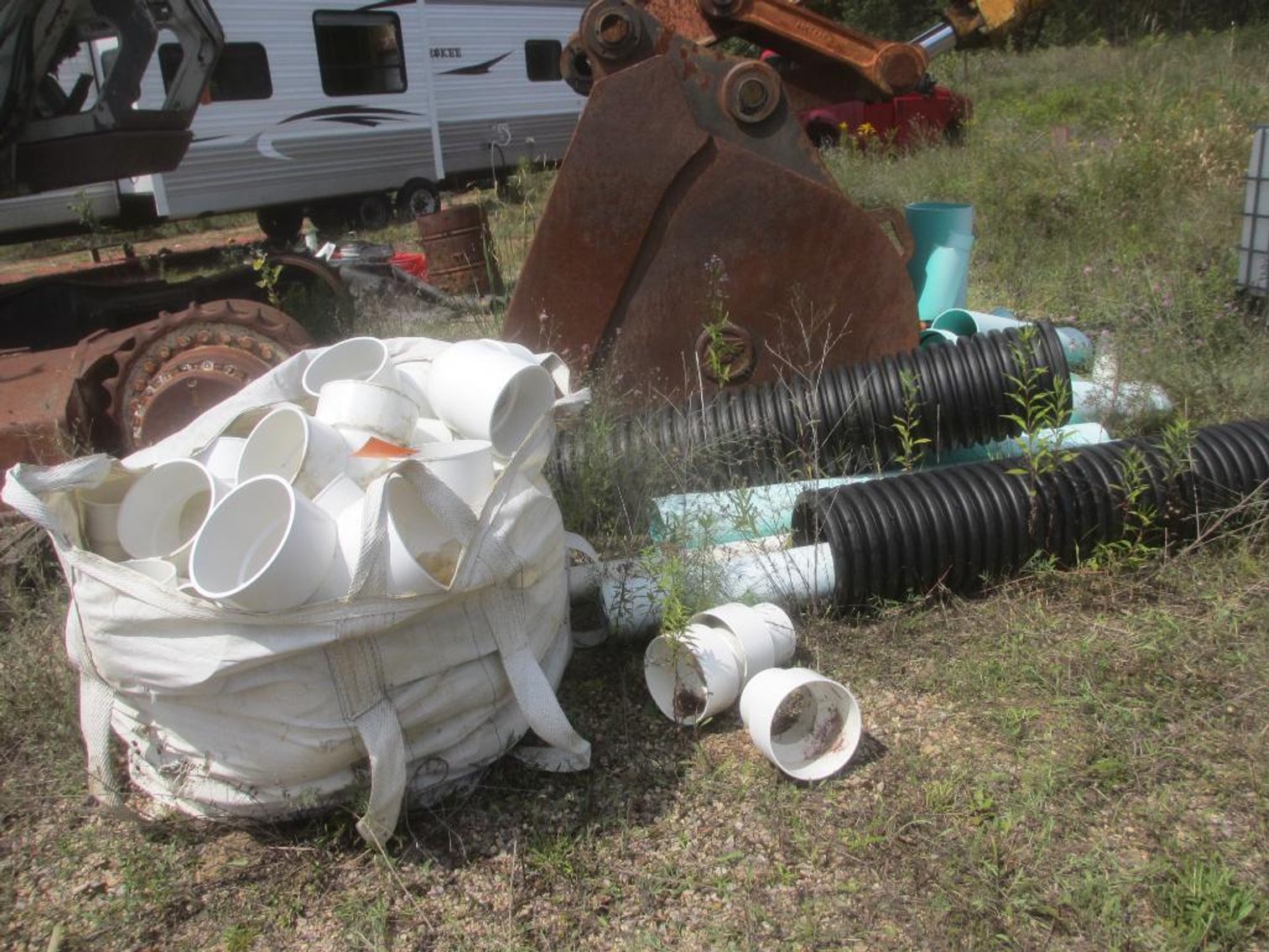 Large Lot of PVC Piping and Culverts