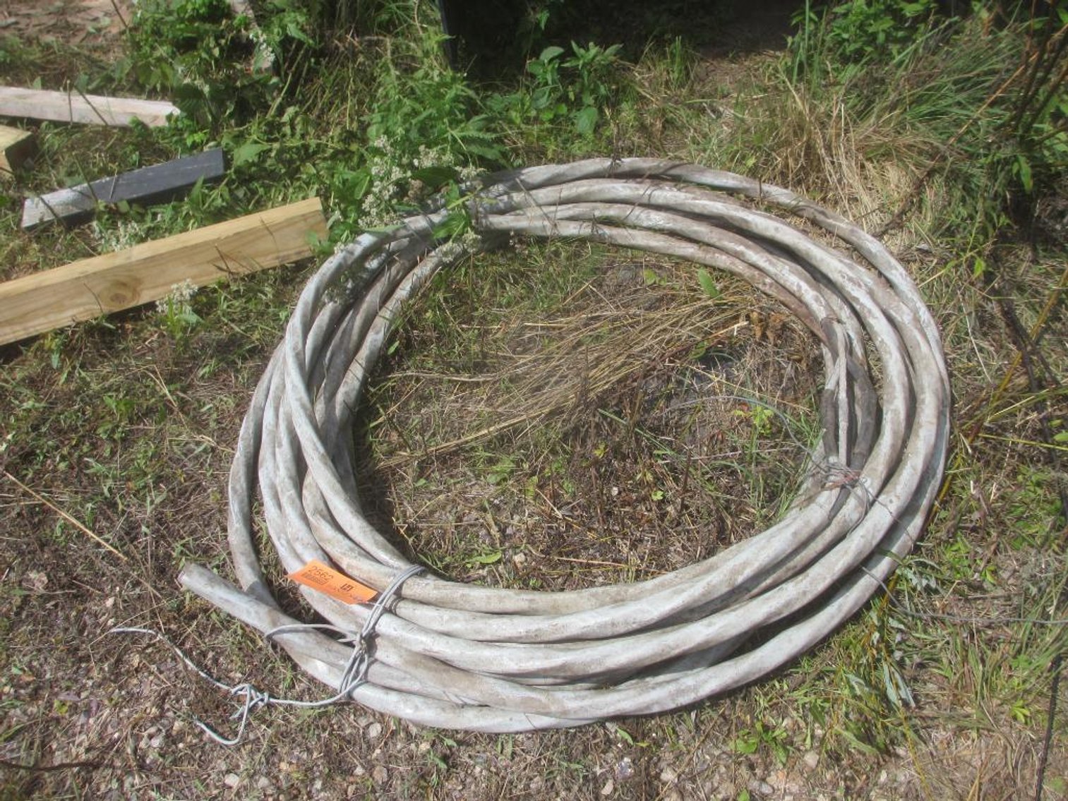 Large Roll of Industrial Sized Wire