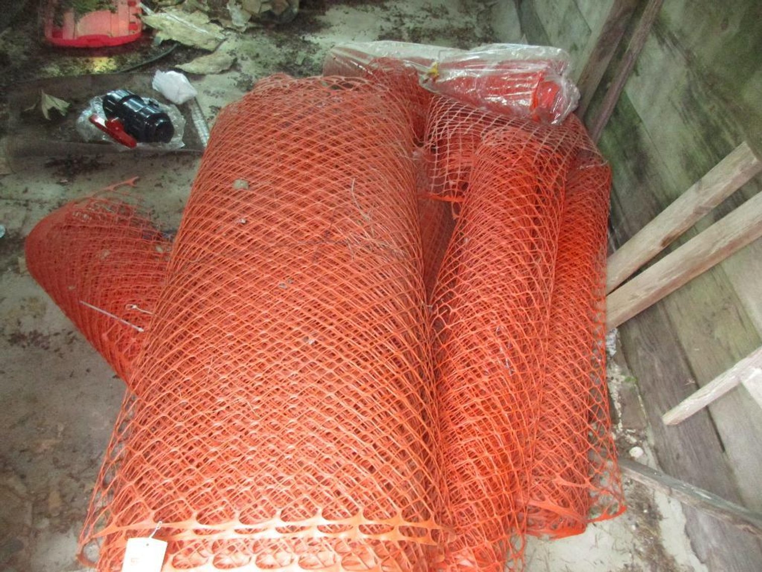 Multiple Sections of Snow Fence