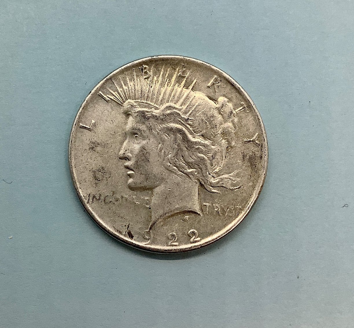 1922-D US Peace Silver Dollar