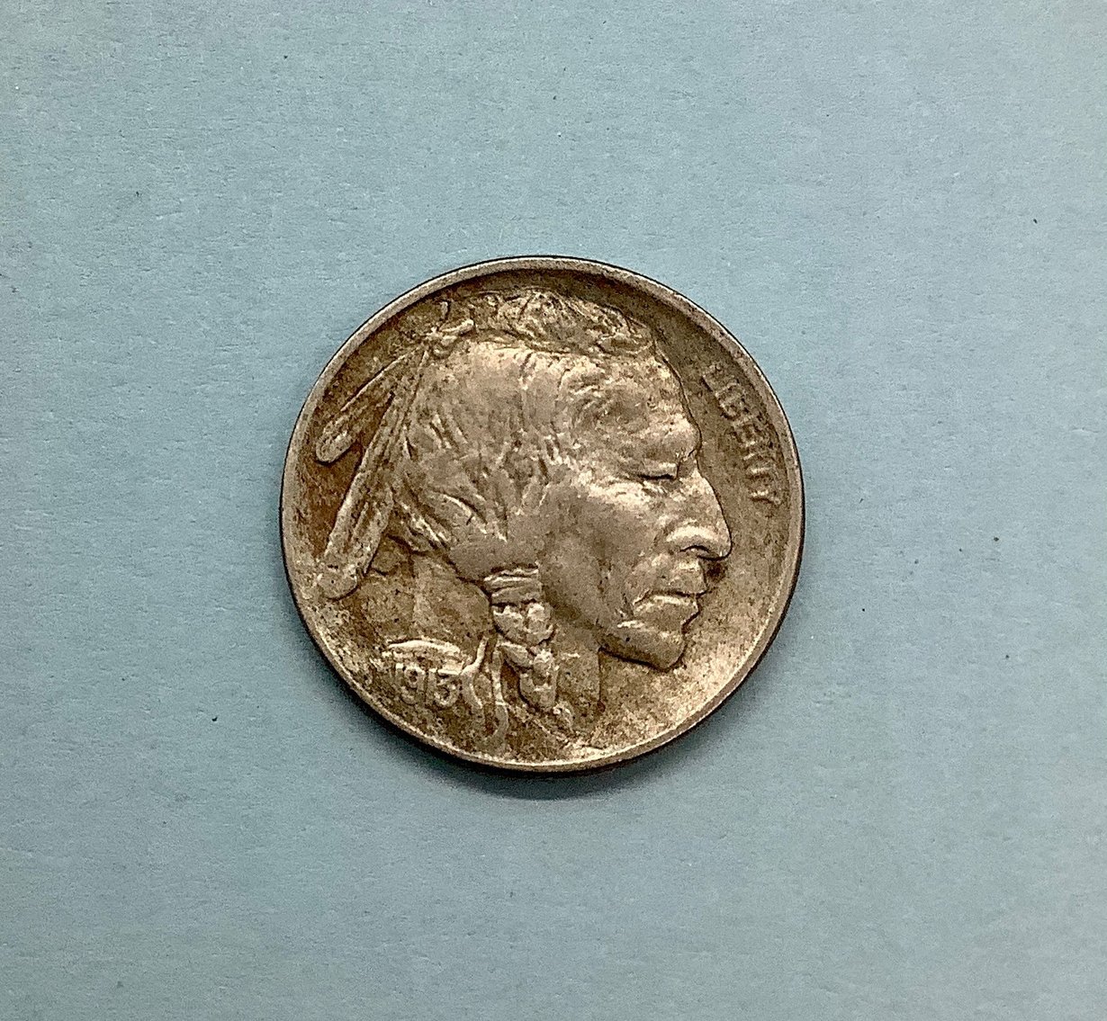1913 T2 Buffalo nickel