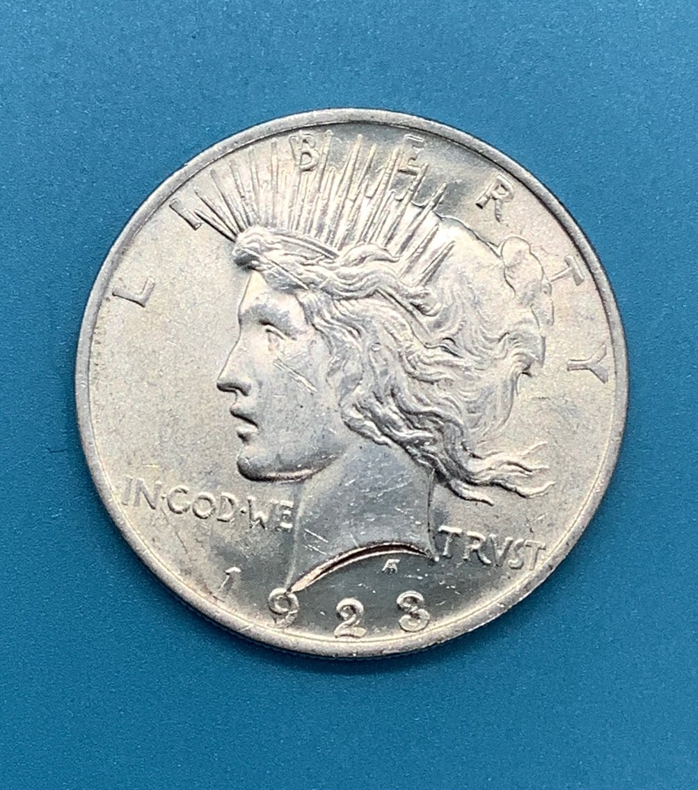 1923 US Peace Silver Dollar