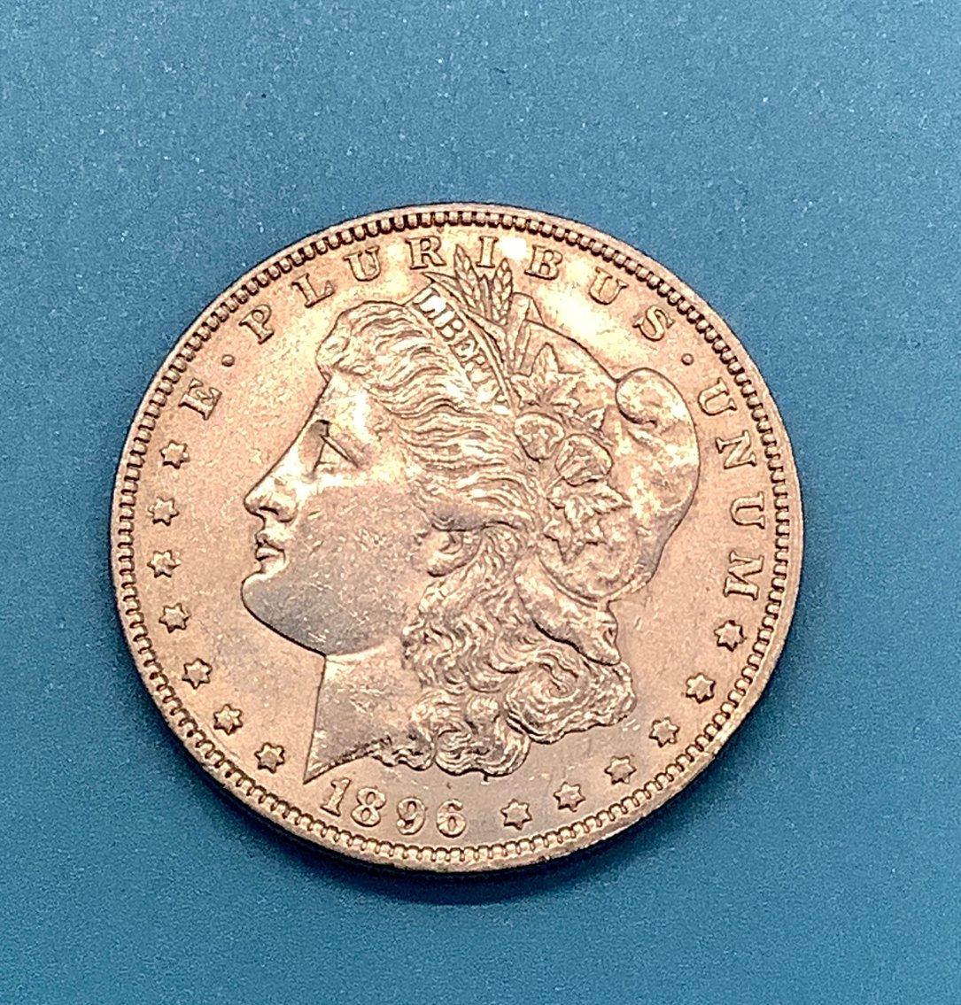 1896 US Morgan Silver Dollar