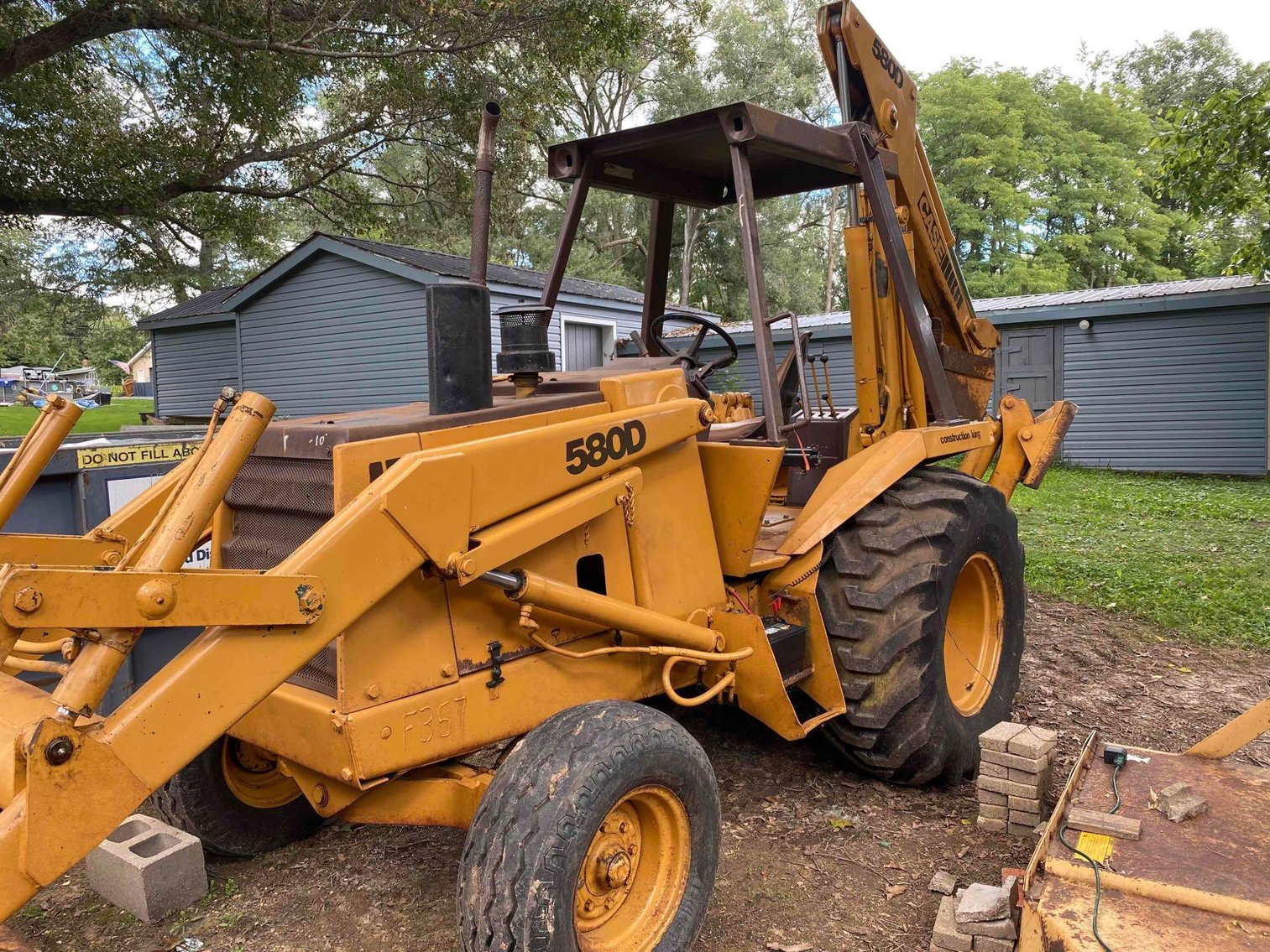 Case 580 D Tractor Loader, PIN: 9066616