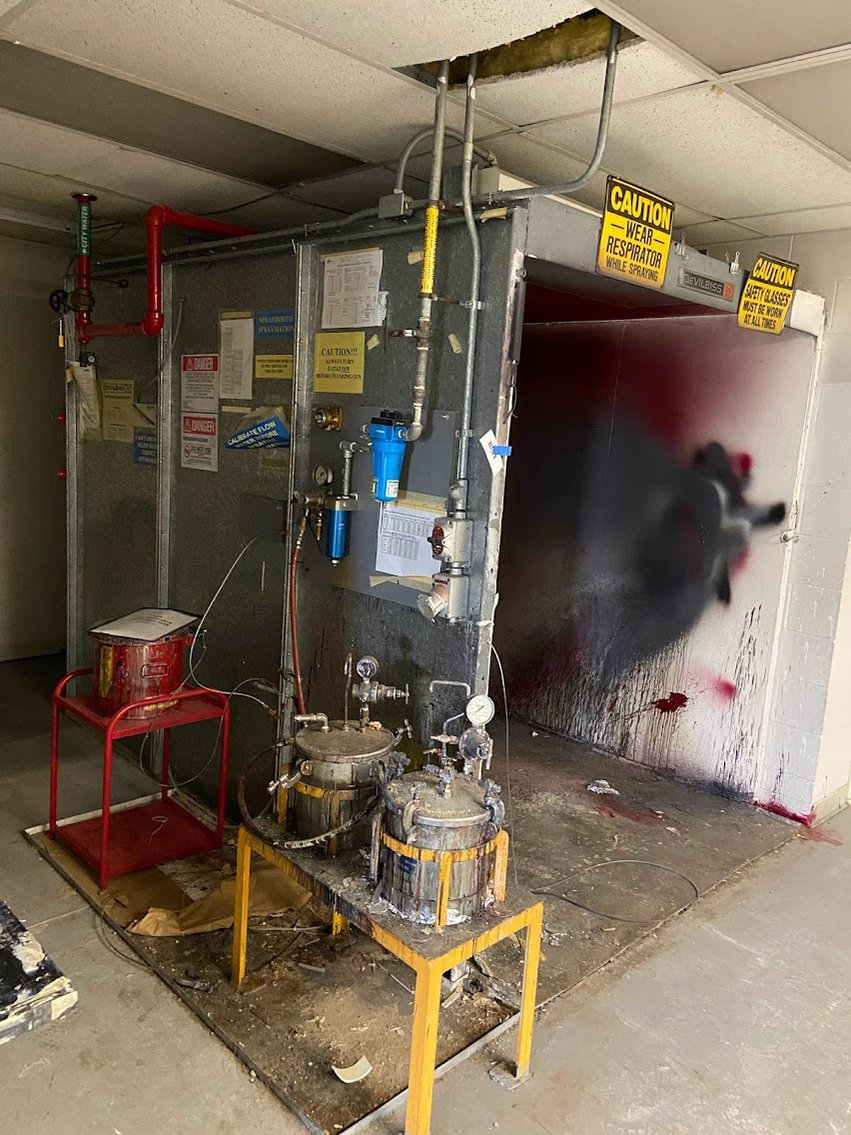 Paint booth Devilbills 