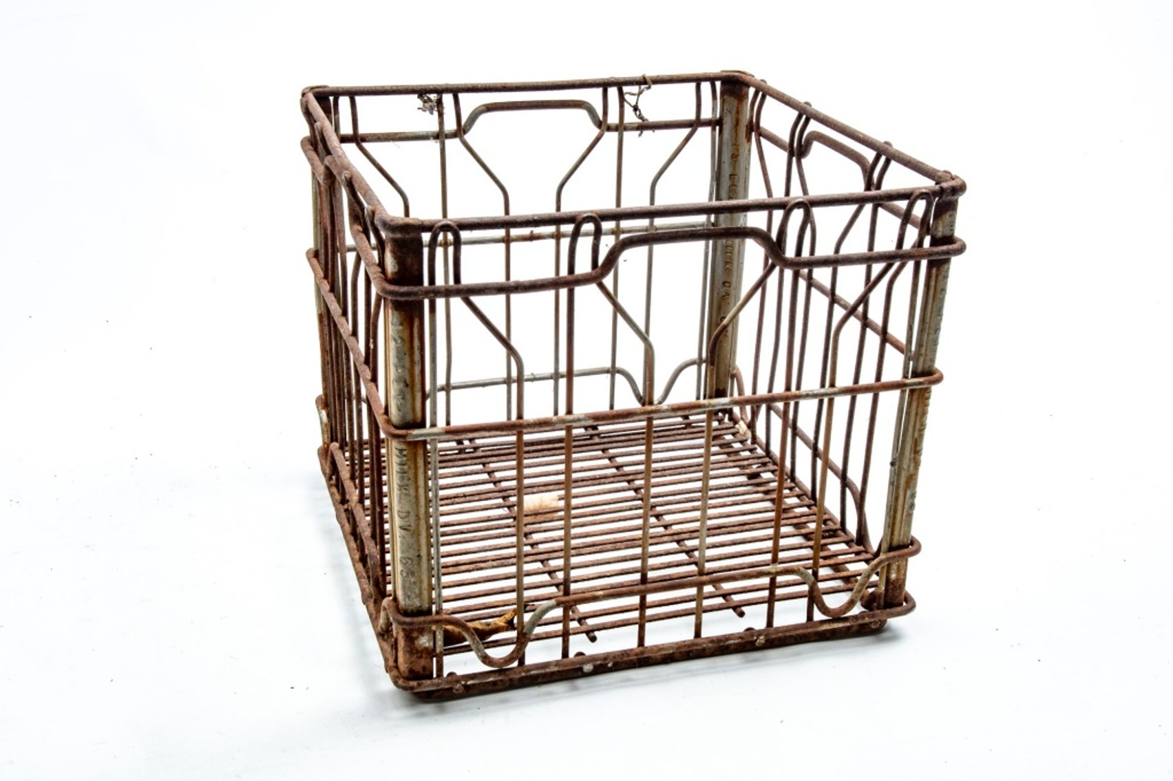 PET Dairy Wire Milk Crate