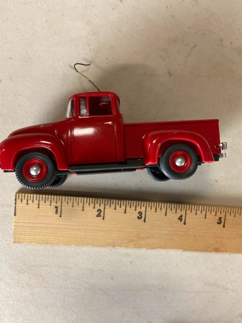 Christmas Ornament Red Truck -No box