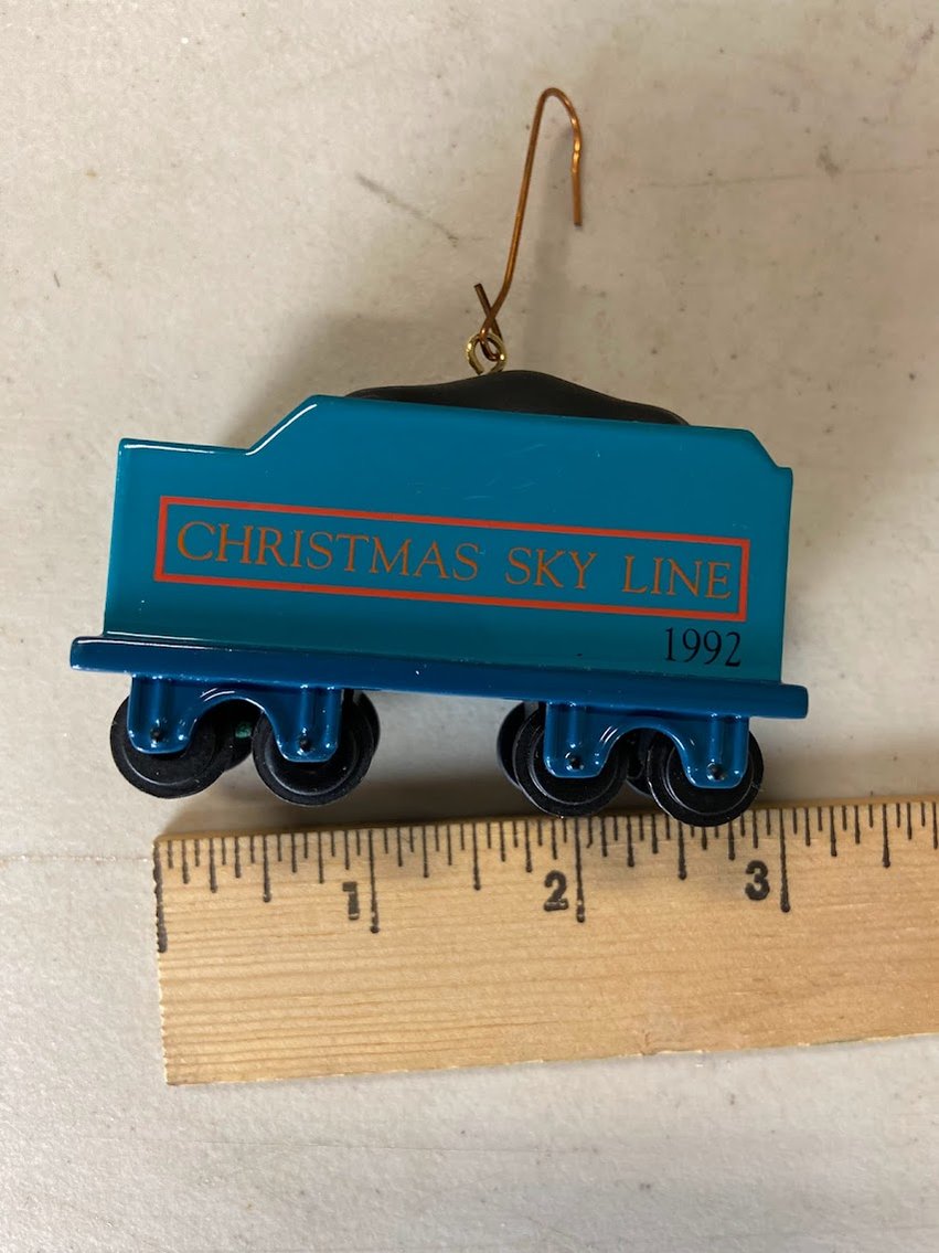 Hallmark 1992 Christmas Sky Line- Coal Car-05401- No Box