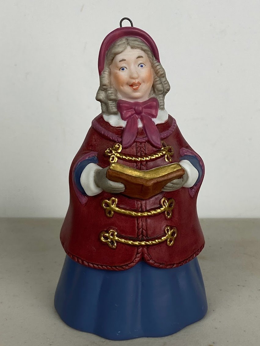 Hallmark- 1991 Dickens Bell NO. 2 Mrs. Beaumont- Fine Porcelain-Item No. QX5039 -NO box