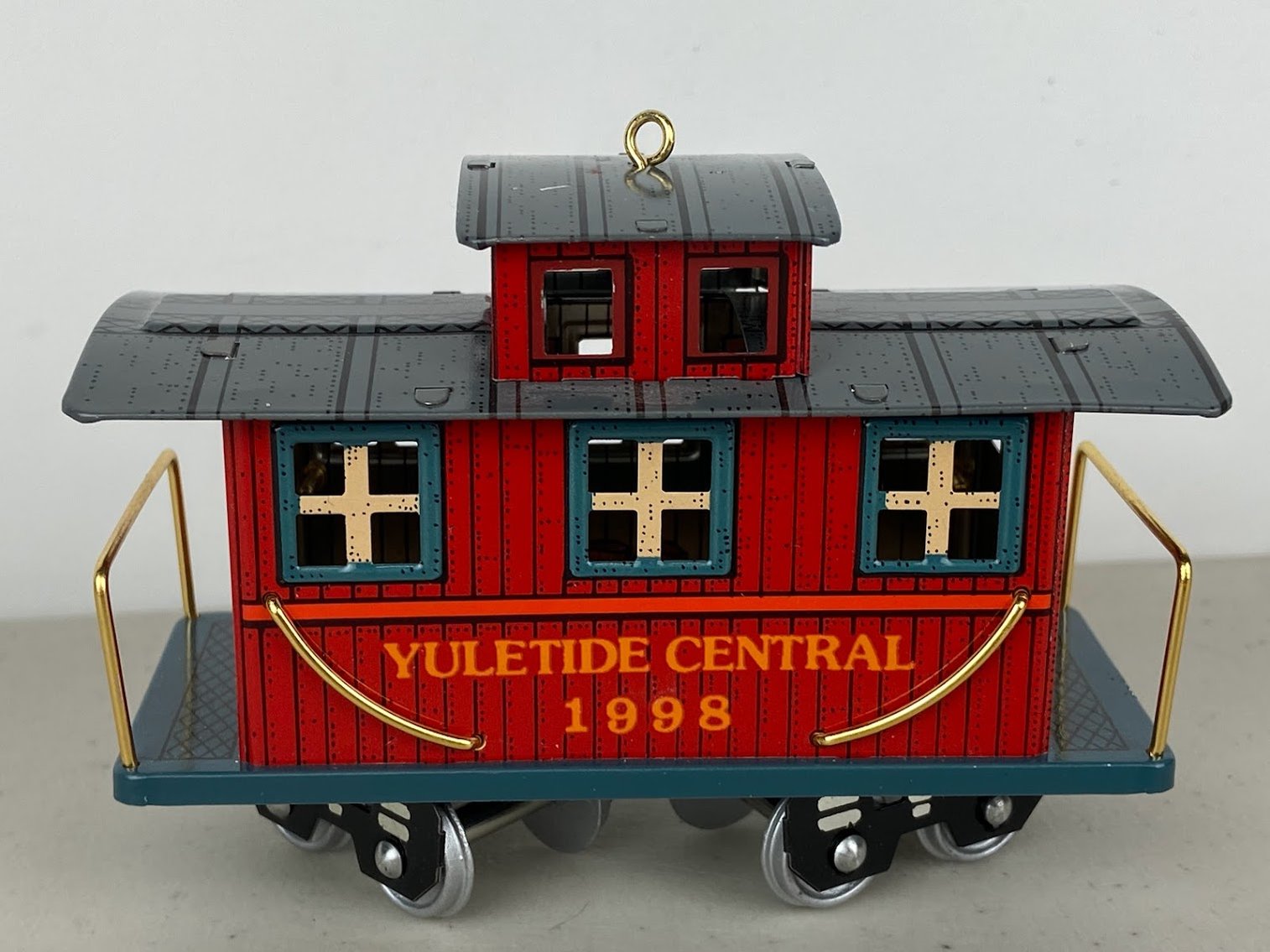 Hallmark 1998 Yuletide Central NO. 5F -Caboose- Item No.QX6373-no box