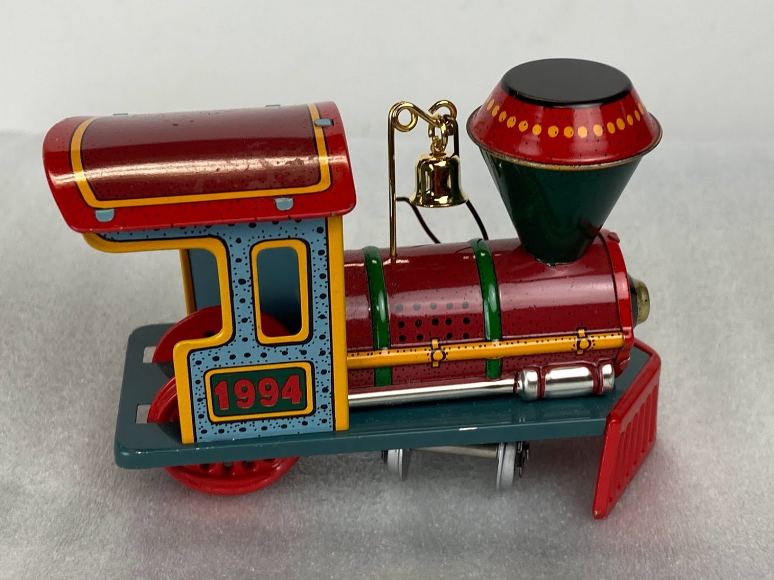 Hallmark 1994 Yuletide Central- Locomotive, with bell on top- no box