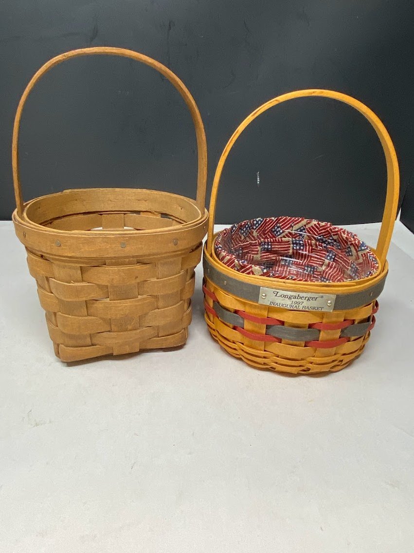 1986 Forget me not & 1997 Inaugural basket