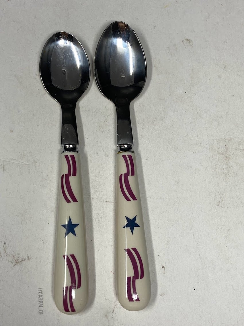 All American Spoons 2- Stainless Steel