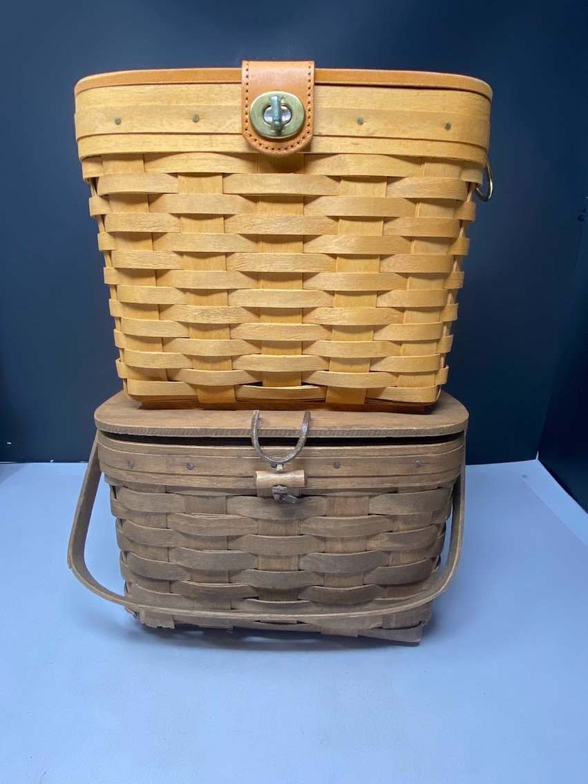 1999 Shoulder Purse Basket & 1984 Small Purse Basket