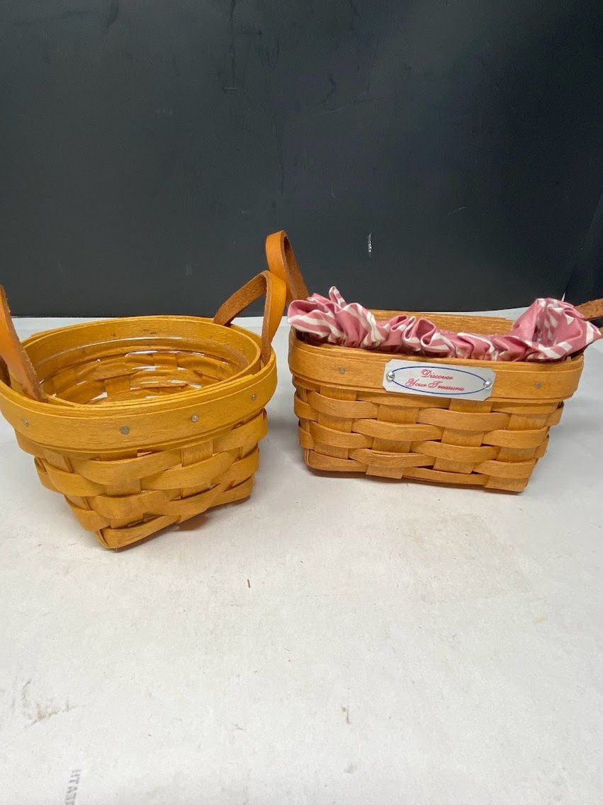 1997 Thyme Basket & 1992 Rosemary Basket