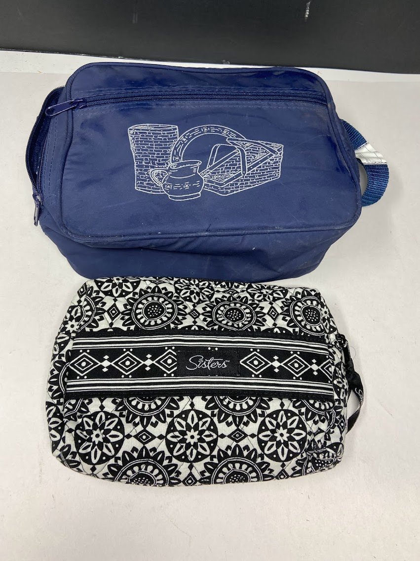 #1 lunch bag from Dresden & #2-Sisters Cosmetic Bags