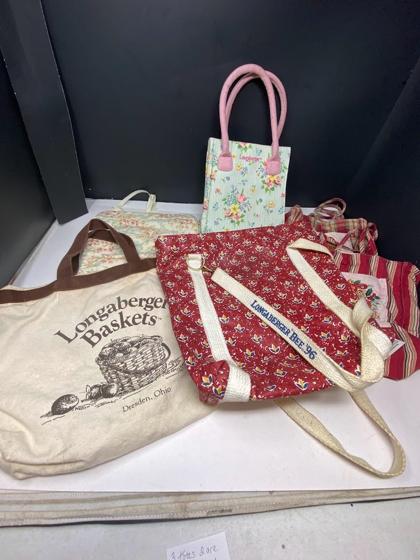 3-totes & 1996 Bee tote, & Mother's day Jewelry Roll
