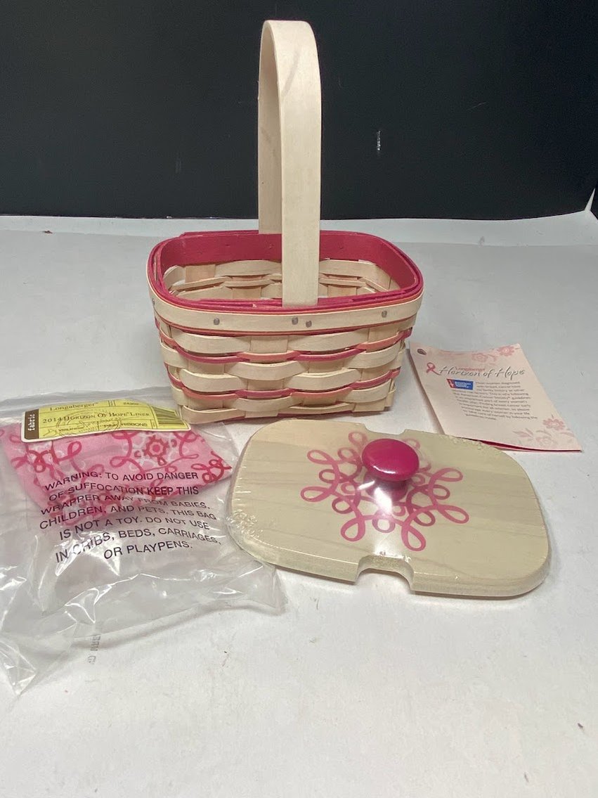 Horizon of Hope Basket 2014 basket signed by Tammi Longaberger 